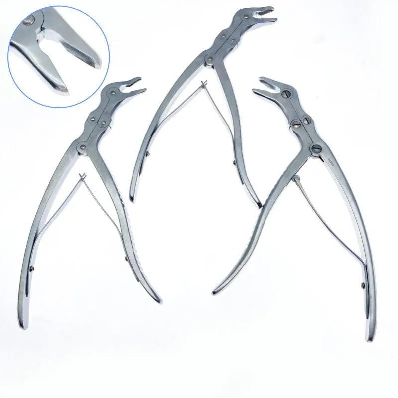 

Double Action Bone Rongeurs Double joint Bone Osseous rongeur forcep Stainless Steel Orthopedics Instruments