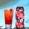 2Pcs Collapsible Neoprene Can Beer Cooler Sleeves Tall Energy/Beer Drink Coolies For 16oz Rockstar , Monster , 500ML beer bottle 5