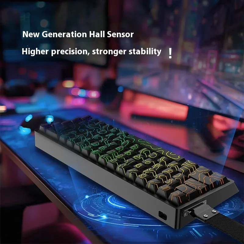 IROK ND68 Pro Gaming Mechanical Keyboard 68% layout Magnetic