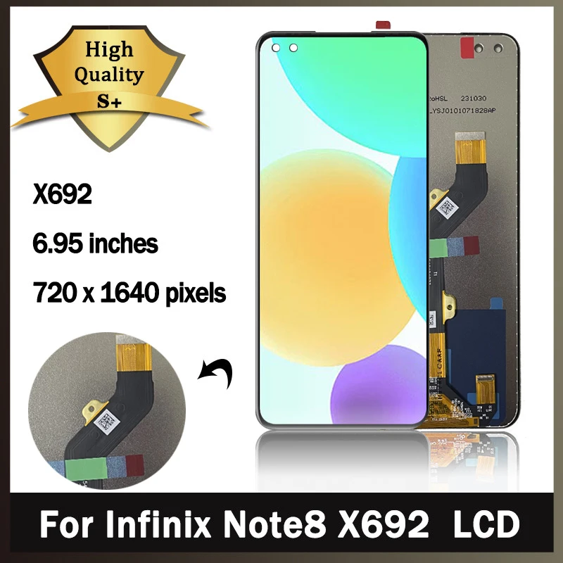 Original LCD For Infinix Note 8 Screen Display Assembly Digitizer Touch Screen For Infinix Note8 X692 Replacement Parts