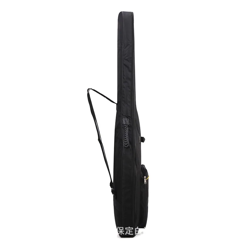 Waterproof Electric Bass Case Double Strap Padded Black Electric Guitar Case Backpack Shoulder Strap Instruments Guitar Bag