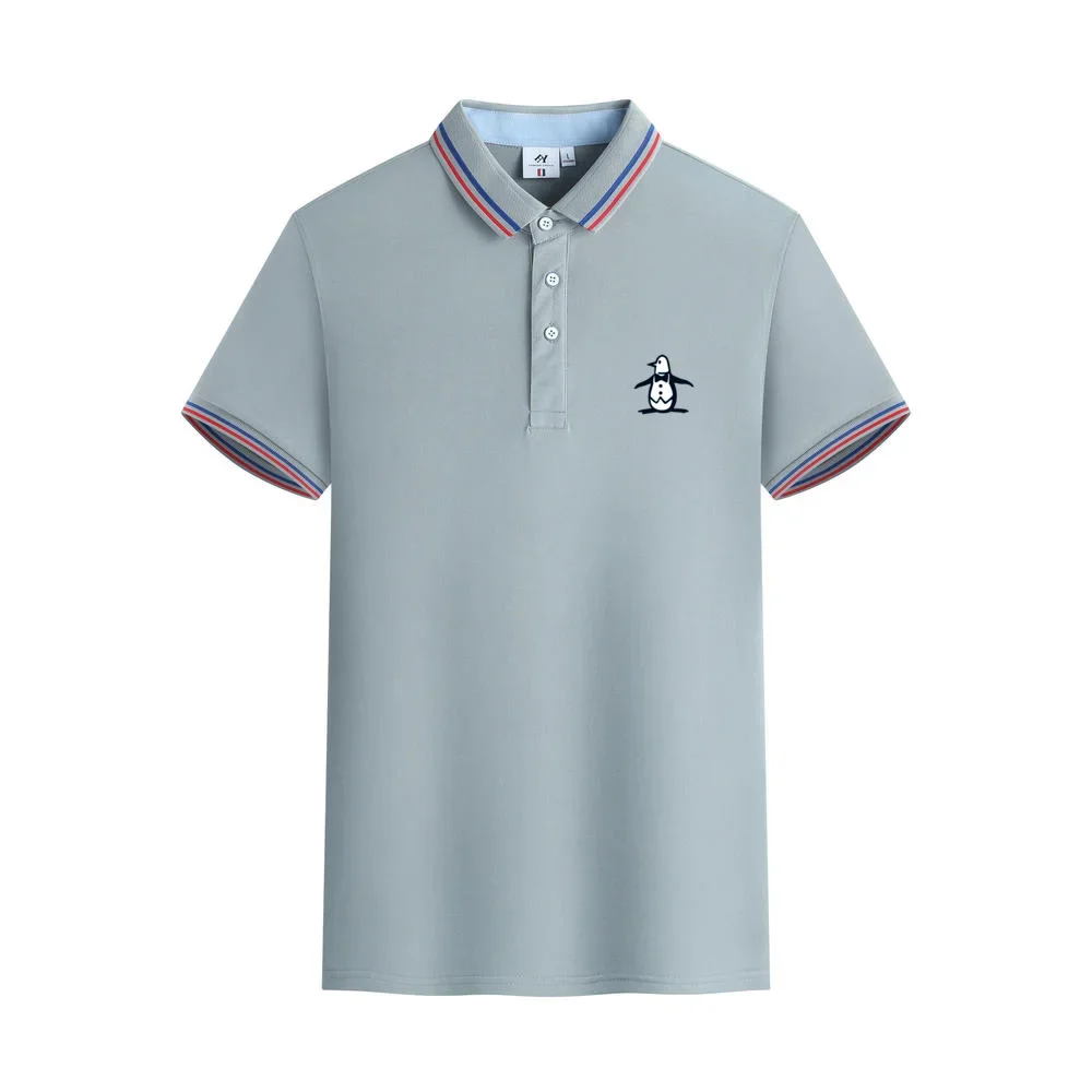 Polo Shirt Mens Shirts New Munsing Wear Men's Summer Polo Fashion Sports Leisure Men's Golf Clothing