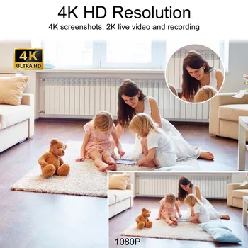 4K Smart Clock Camera with WiFi, Motion Detection, Night Vision, Remote Viewing, SD Card Storage – Home Security & Baby Monitor 6