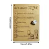 Couple Game Wooden Left Right Drink Drinking Game Square With Dice Adult Drinking Game Funny Dice Tray Party Games 6