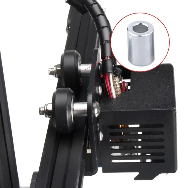 Kit assortito di distanziatori rotondi in ABS, 80 pezzi, distanziatori isolanti, per viti M6, M8