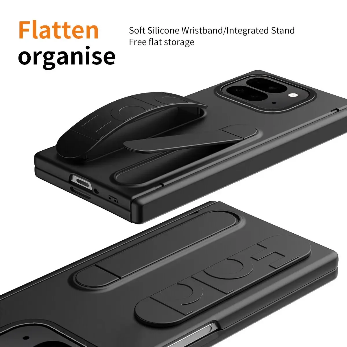 Ultra-Thin Anti-Drop Phone Case with Strap & Kickstand