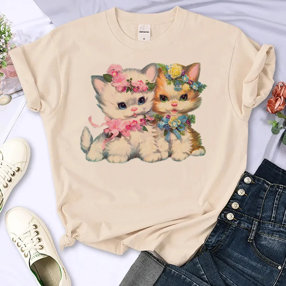 

The Kitten Club Tee women anime tshirt female comic clothing