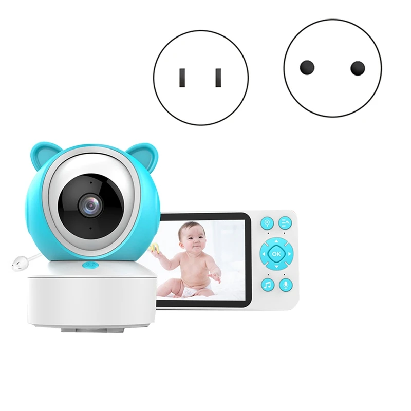 

Tuya 5 Inch 1080P Wireles Baby Monitor Babyphone Security Video Camera Nanny HD Night Vision PTZ Camera