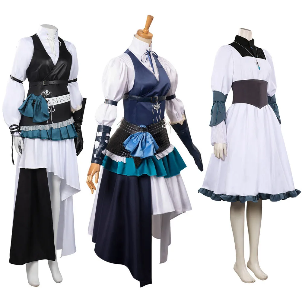 

Jill Warrick Cosplay Costume Dress Skirts Shirts Vest Final Cos Fantasy FF16 Outfits Women Girls Adult Halloween Carnival Suit