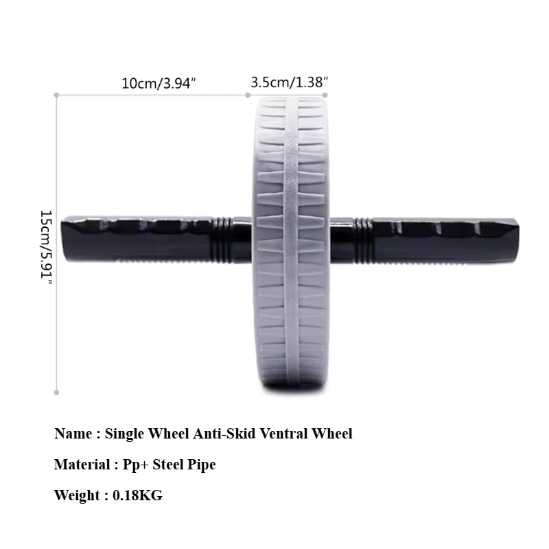 1pcs abdominal wheel strong load bearing non slip roller strengthen muscle exercise equipment fitness training home use silent 1Pcs Abdominal Wheel Strong Load Bearing Non-slip Roller Strengthen Muscle Exercise Equipment Fitness Training Home Use Silent 6