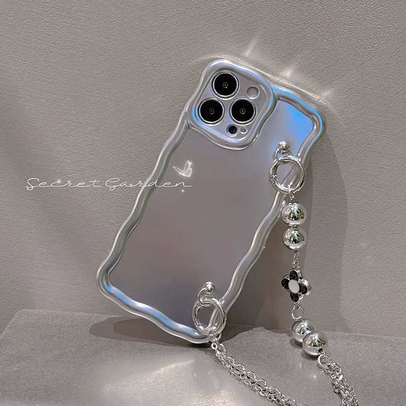 Per Iphone 14 Plus Custodia Protettiva Anticaduta Custodia Per Telefoni Cellulari Per Iphone 14 Pro Max Custodia Per Telefoni Con Bracciale Placcato A