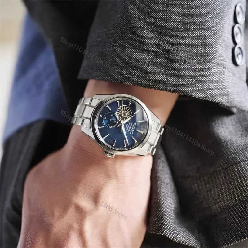 SEIKO Watch Original SARJ004 Real Automatic Self-Wind Mechanical Multifunctional Precision Steel Luminous Luxury Men Watches
