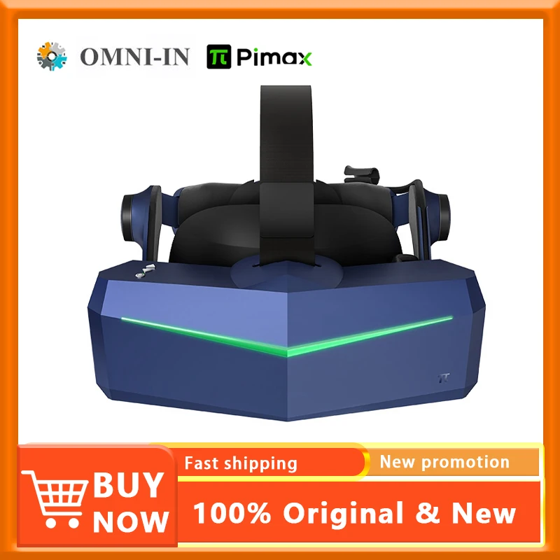 

Pimax Vision 5K Super VR Smart Glasses 180Hz Ultra-high Refresh Rate VIRTUAL Reality Headsets PCVR 3D Helmet COMPUTER VR Games