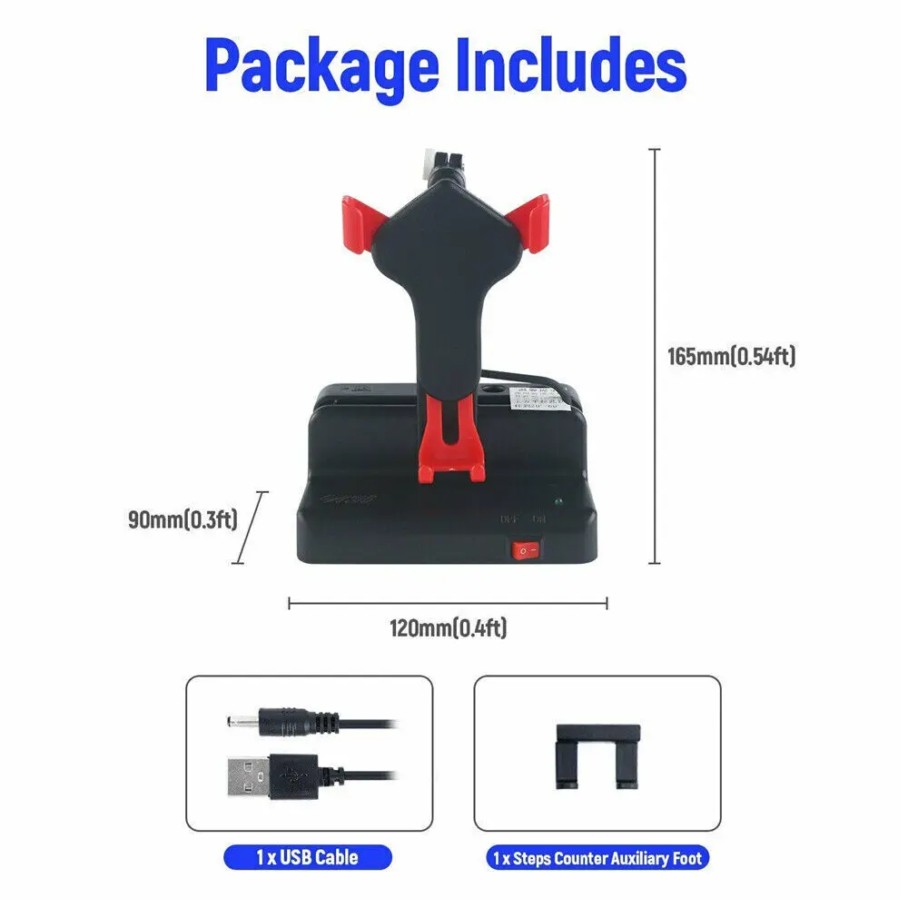 USB 스텝 카운터 폰 홀더, 수동/자동 흔들림 폰 쉐이커, 펜 홀더 디자인, 스윙/위글 보텀계 (용)