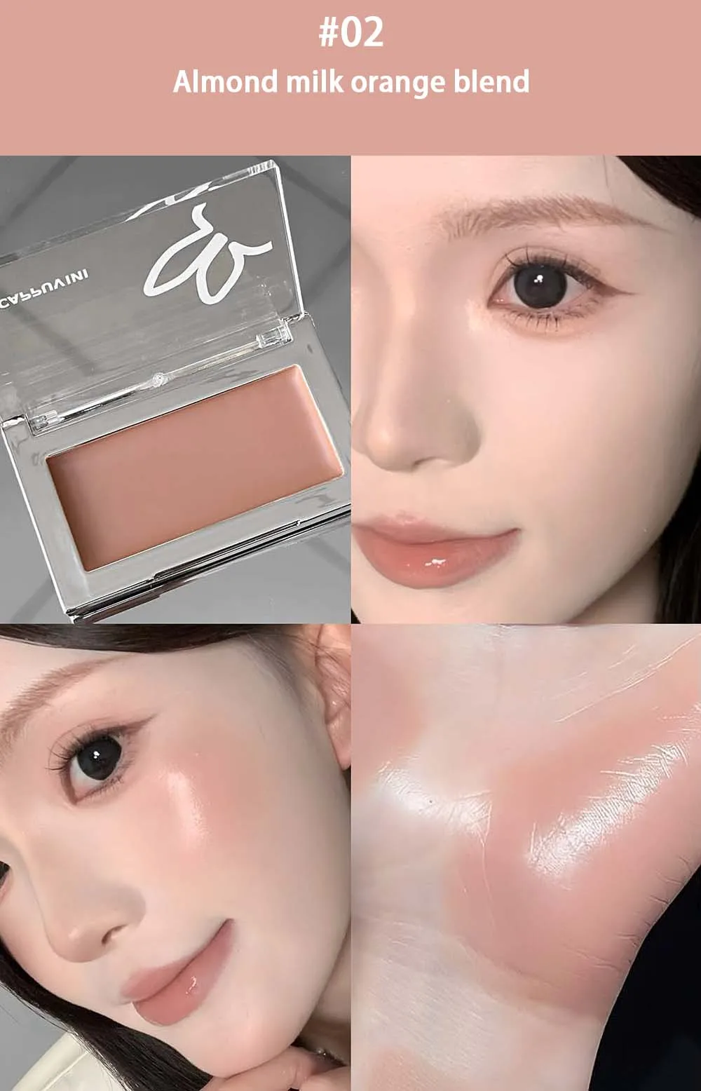 Concealer Palette Monochrome Waterproof Brightening Cream Face Makeup_voghion.com