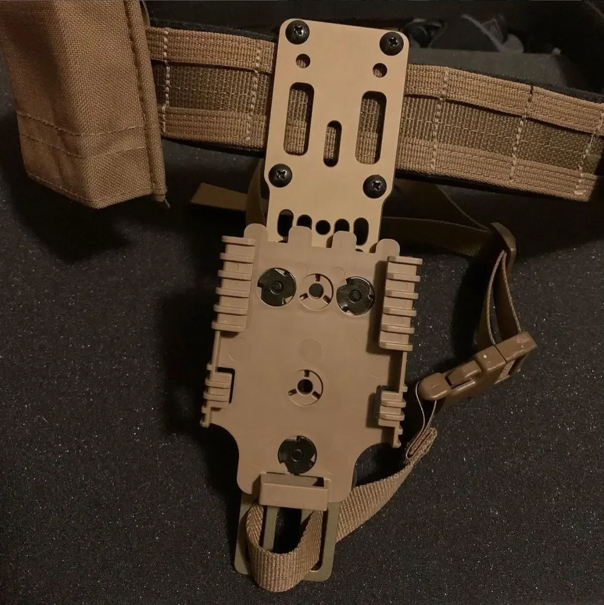 Tactical Modular Holster Adaptor Set With Quick Locking System Kit Drop Leg  Hunting Airsoft for QLS Platform Pistol Holster - AliExpress