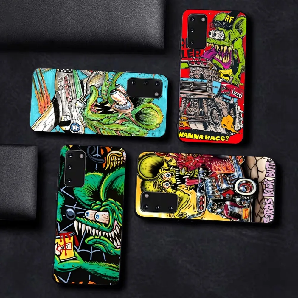 Custodia Per Telefono Rat Fink Per Samsung S 9 10 20 21 22 23 30 23Plus Lite Ultra Fe S10Lite Fundas