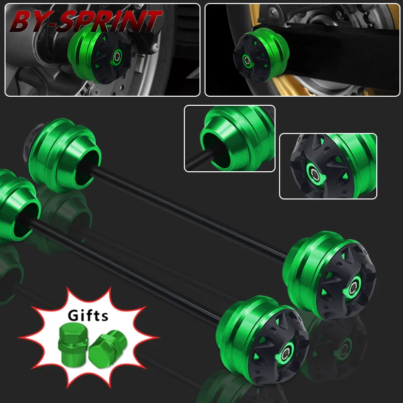 

Z750 CNC передняя ось вилка колесо столкновение слайдеры Крышка для Z750 Z750R Z750S Z 750 R/S 2005-2013 мотоцикл падение Защитная колодка