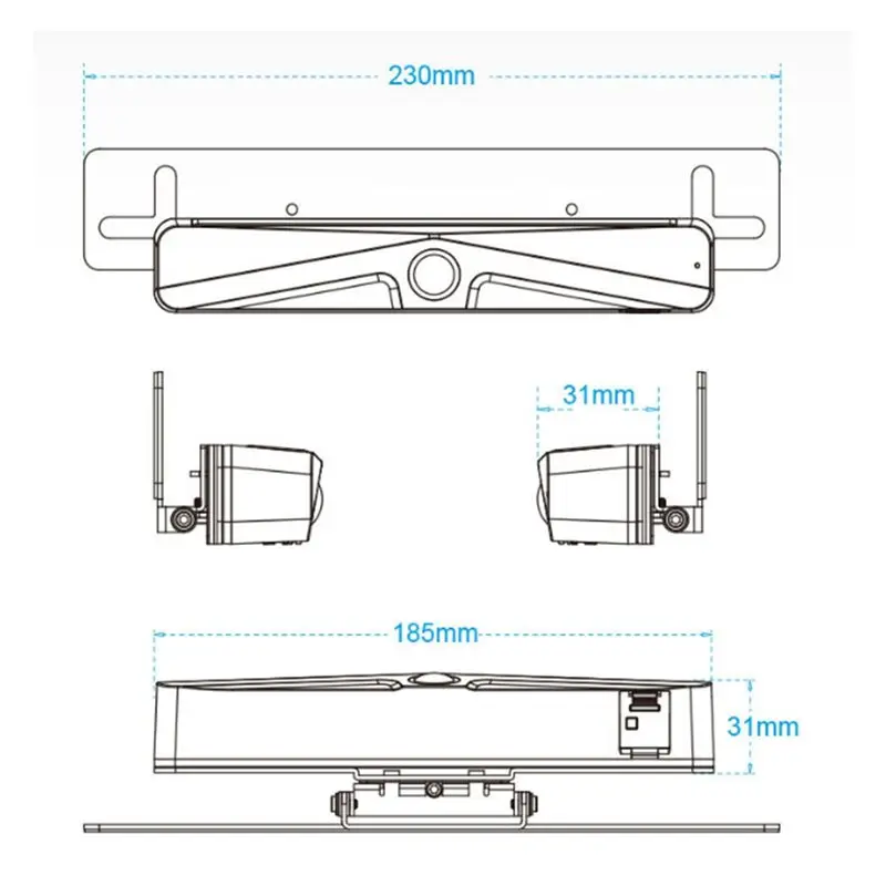 Telecamera Posteriore per Auto 1080P, Telecamera di Retromarcia a Energia Solare, Telecamera Wireless per Auto con App - immagine 6