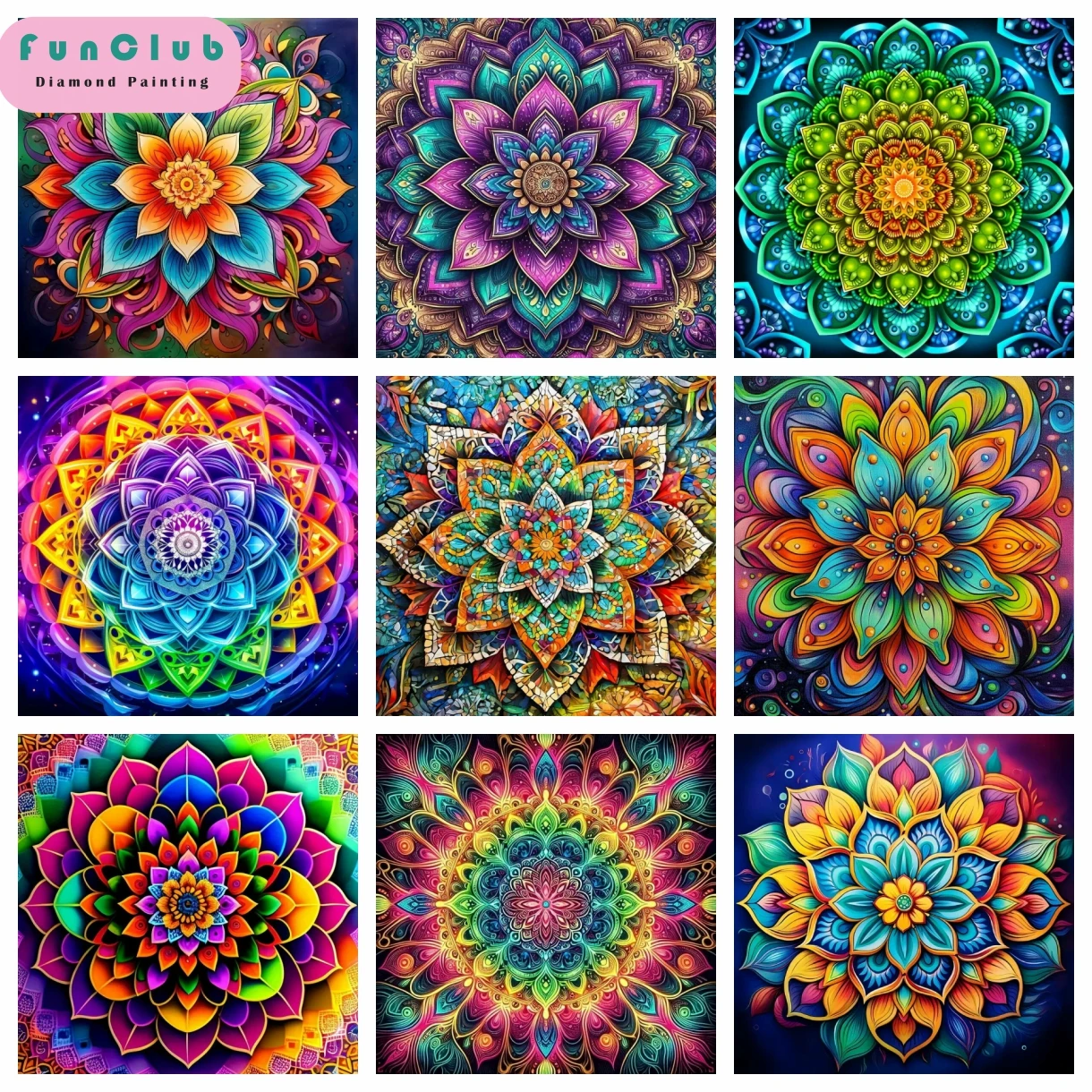 ABEUTY - Kit per pittura a mosaico fai da te 5D, con strass a forma di