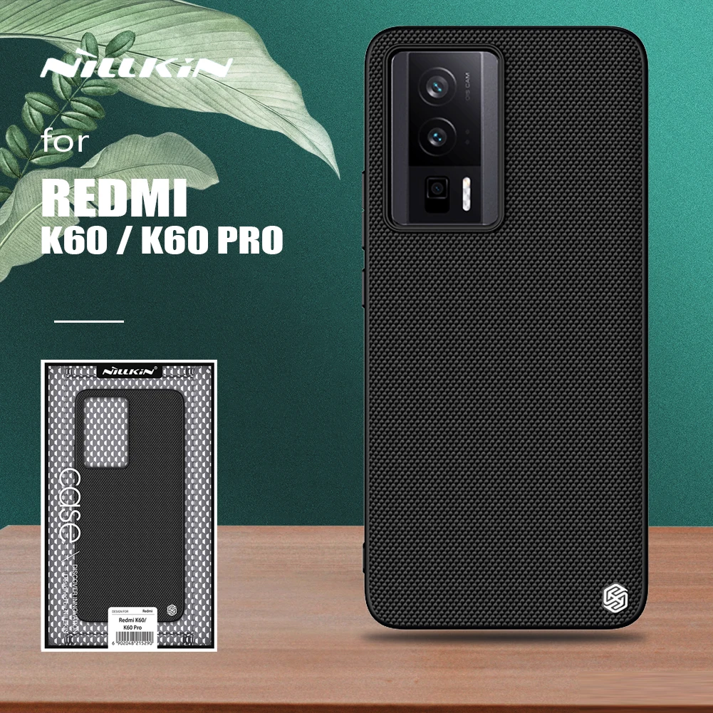 

Nillkin for Xiaomi Redmi K60 Pro Case Textured Fabric Slim Back Cover Soft TPU Edge Protection Case for Redmi K60 / K60 Pro Case