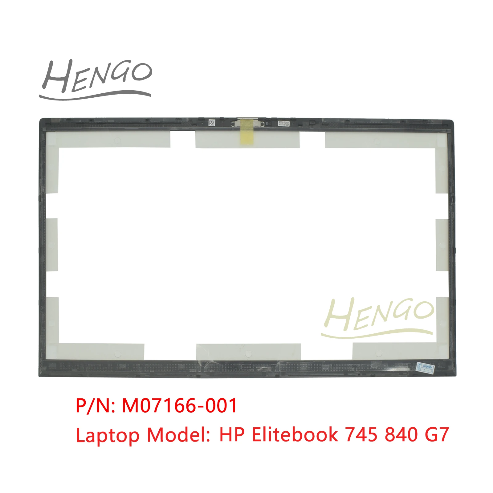 Cadre Avant (Bezel) LCD M07166-001 Pour HP EliteBook 840 G7 - Neuf (ouvert, Jamais Utilisé)