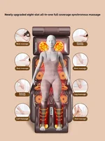Massage Mat Household Full Body Automatic Kneading Top Waist Stretching Massage Chair Multifunctional Foldable Mattress 2