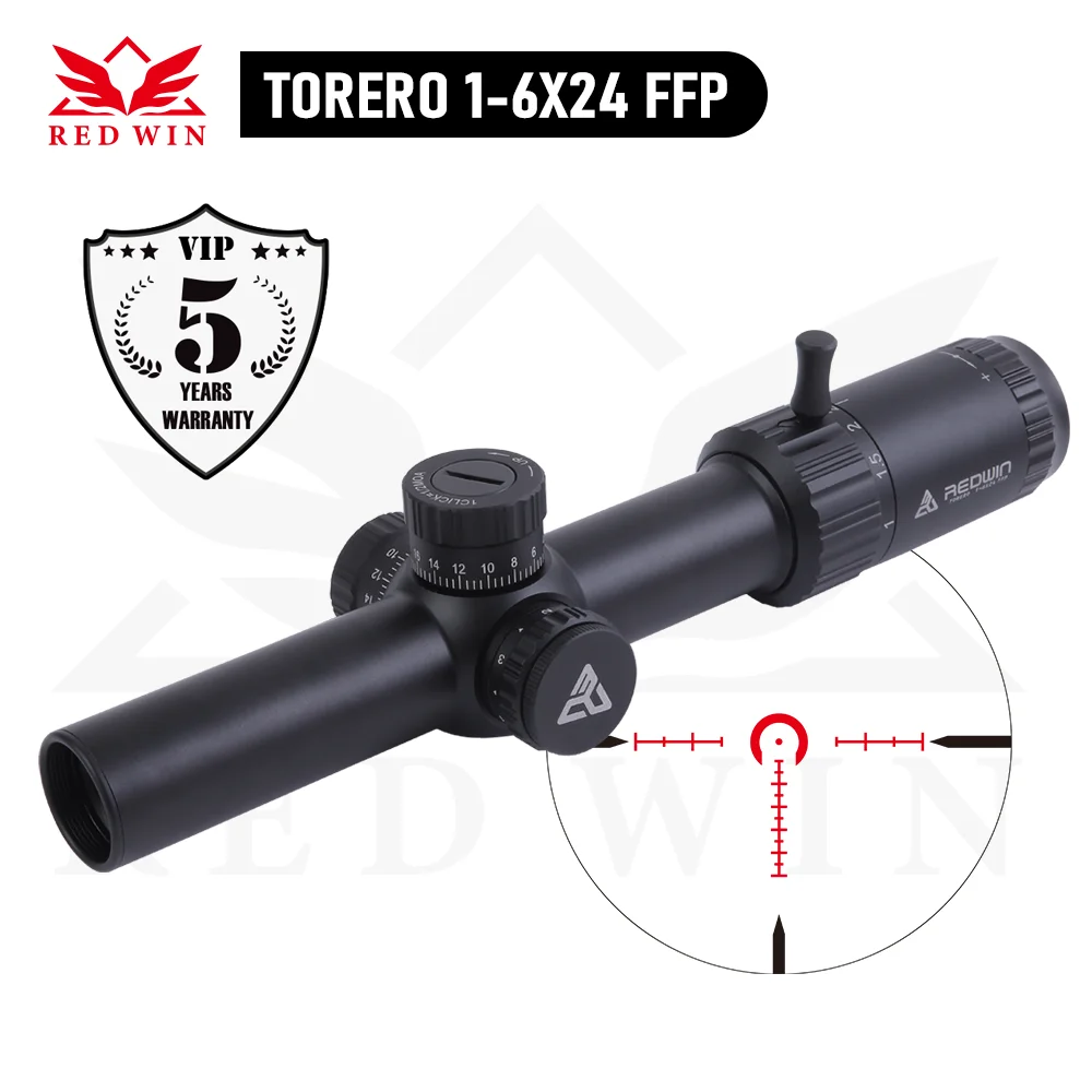 Red Win True 1x30 мм 1/2 MOA револьверный нулевой замок 6 уровней красная Подкова Сетка AR15 M4