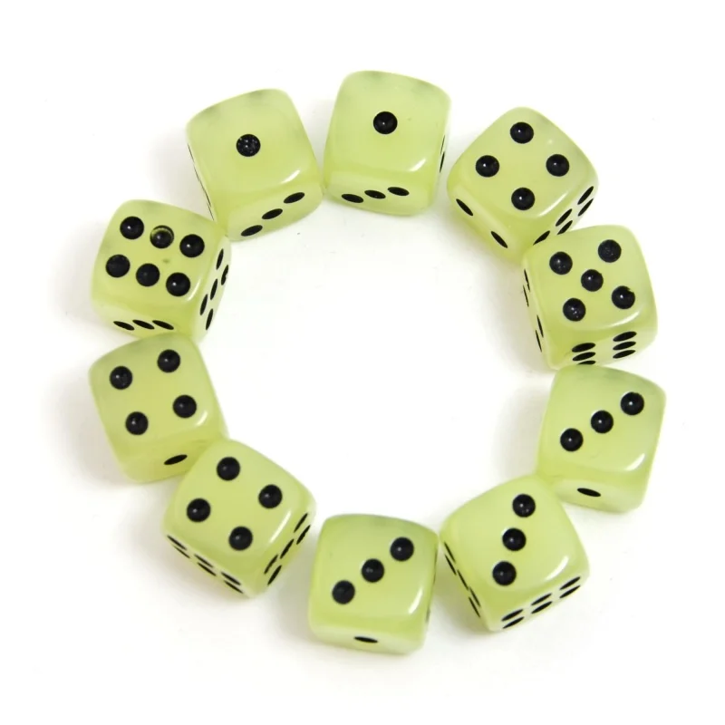 Dice Set 10-Pack For Board Games acrylic dice game dice dice set
