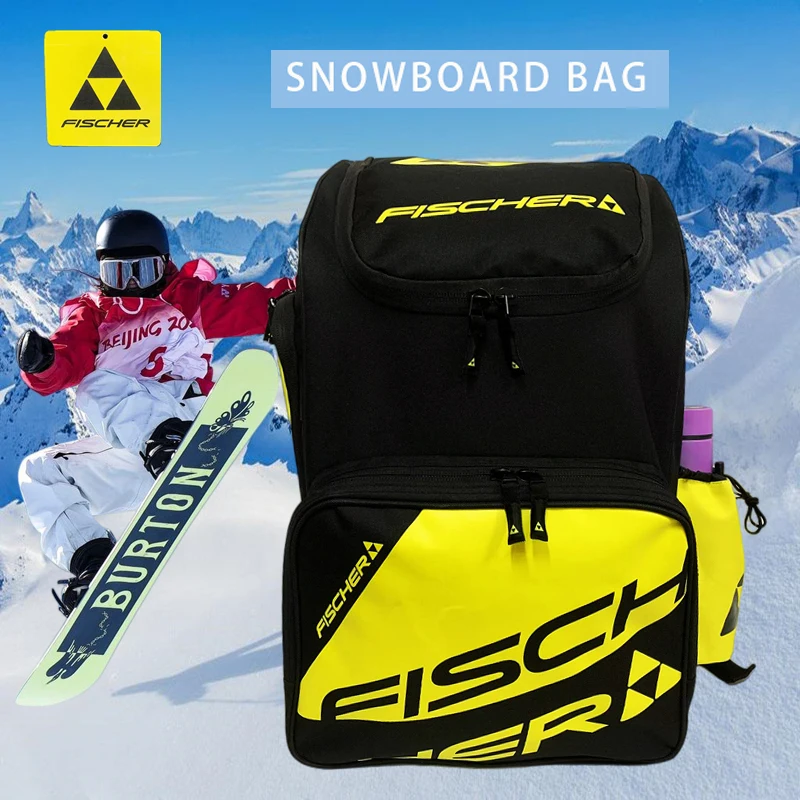 55L Portable Ice Ski Snow Boots Bag Ice Skate Shoes Helmet Big Capacity Ski Backpack Bag Non