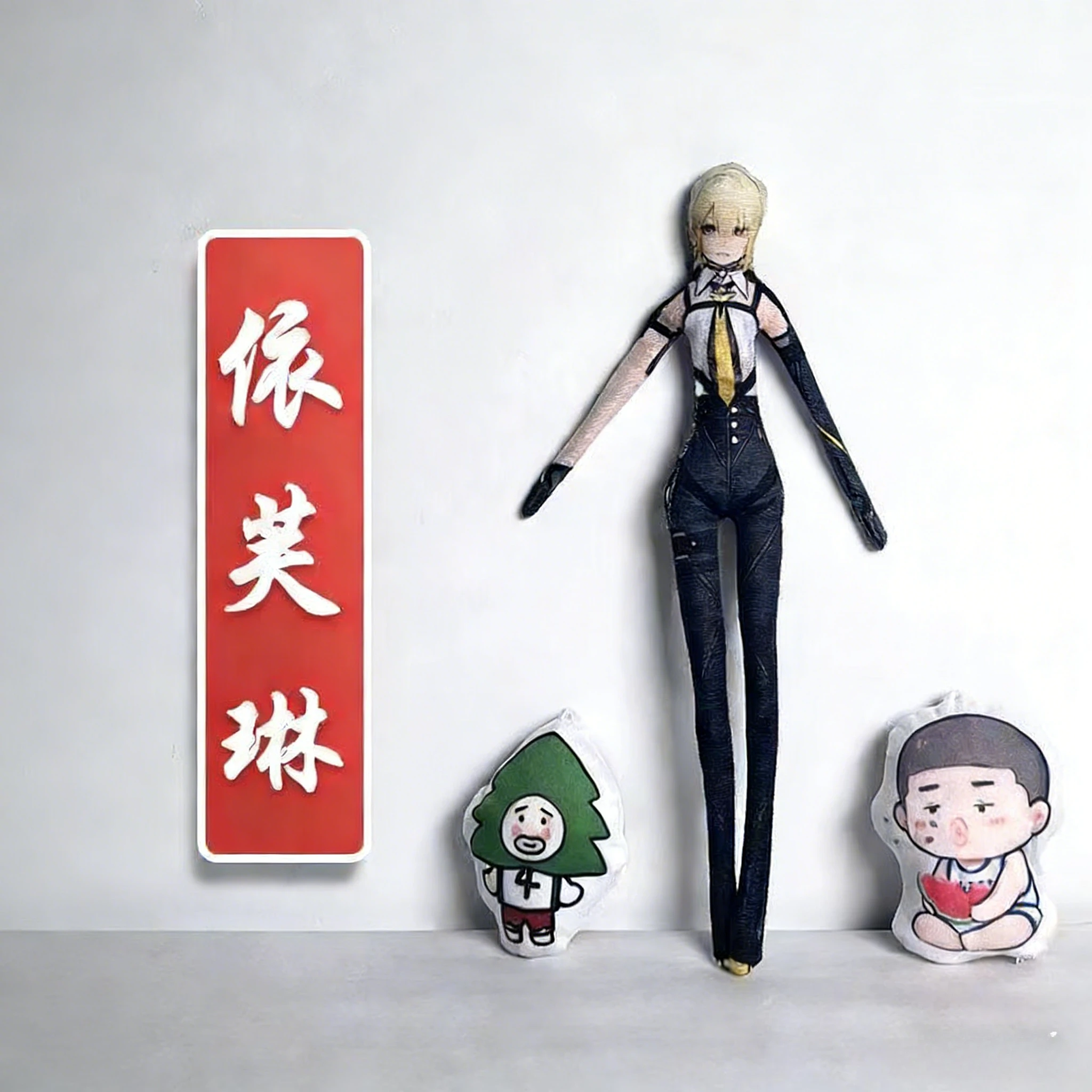 맞춤형 젠리스 존 제로 안비 데마라 애니메이션 플러시 인형 본체 와이어 스켈레톤 액션 인형 액세서리 장식 선물