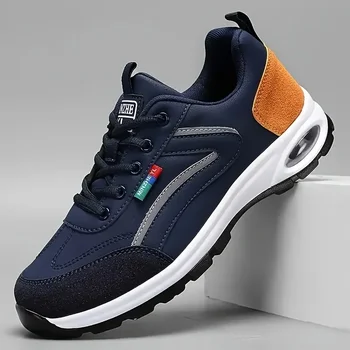 العصرية الرجال الارتفاع الداخلي زيادة احذية الجري المضادة للانزلاق المطاط تسولي حذاء كاجوال طوال اليوم الراحة الصالة الرياضية العمل الرجال أحذية رياضية 4