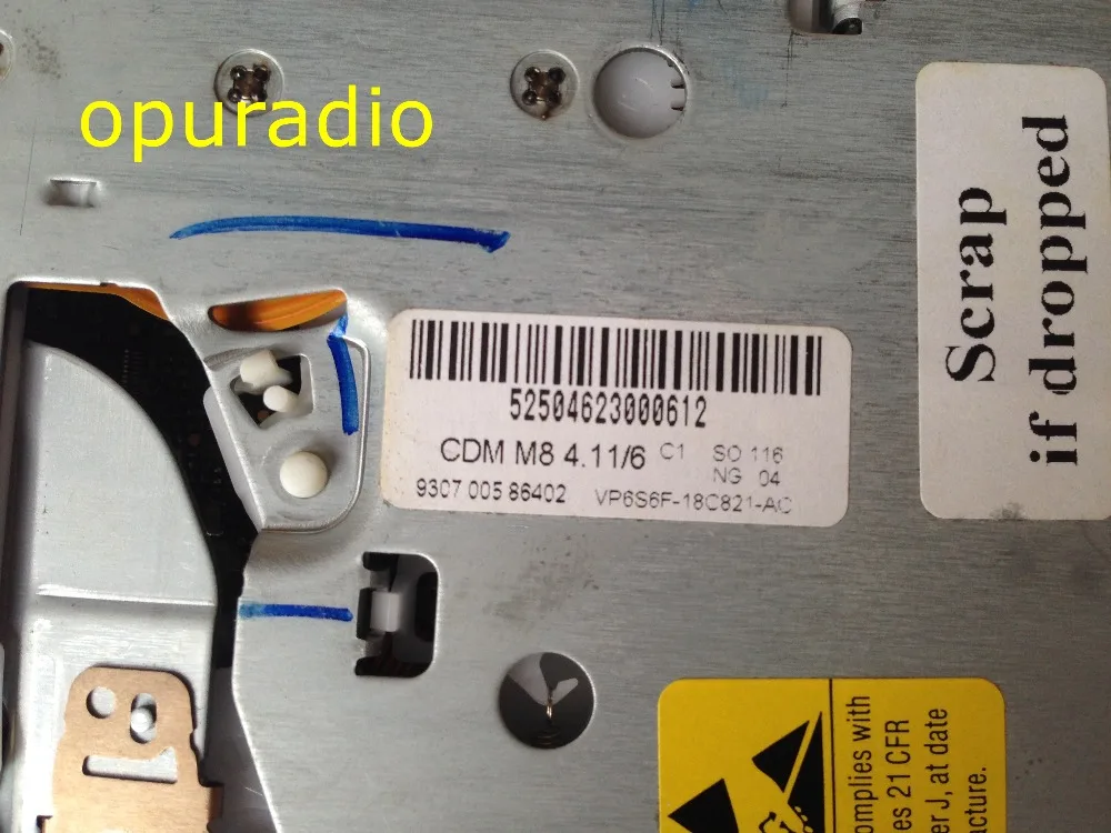 PLDS CDM-M8 4.11/6 single CD drive loader deck mechanism for For&d Mon/deo CD6000 car radio sound systems