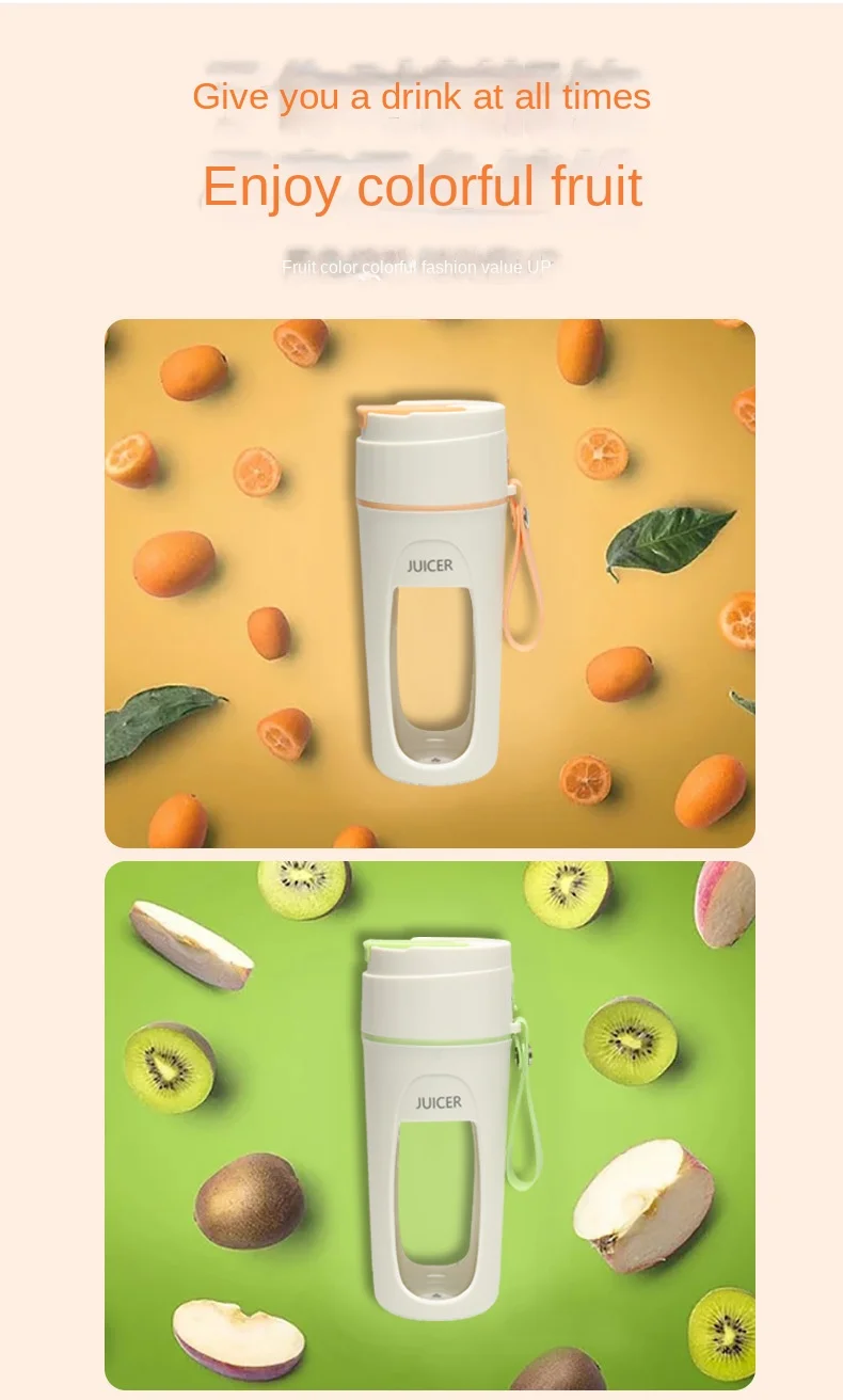 Mixeur blender portable électrique pour jus et smoothies_voghion.com
