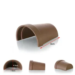 Premium Ceramic Aquarium Decor: Scorpion Shelter and Stone Simulation - As picture (Small Tile Jar)