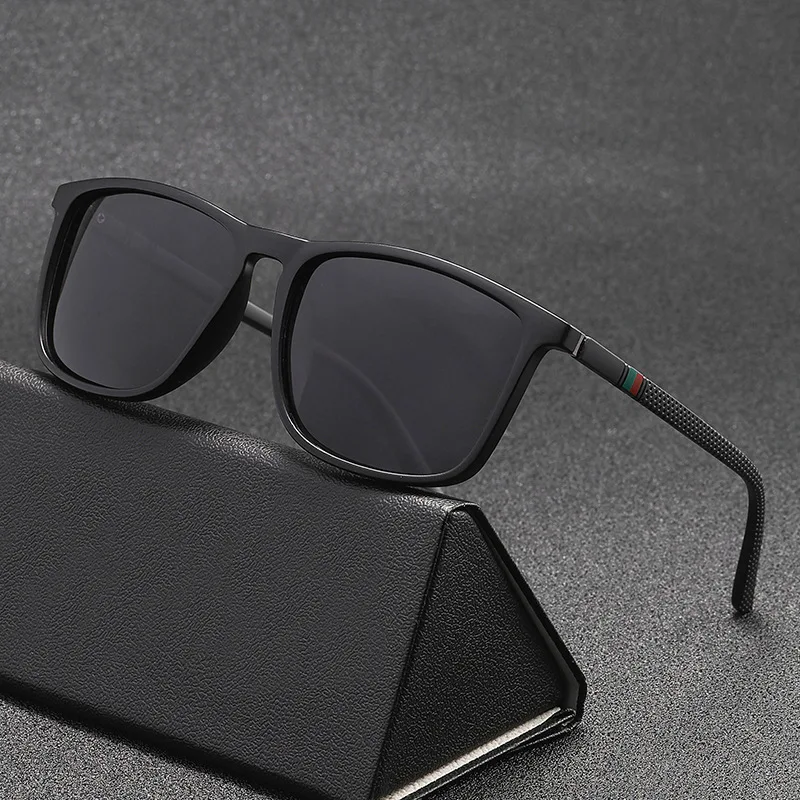 Outdoor Driving Sunglasses Popular Square Large Frame Sun Glasses Classic Polarized Glasses Men Women Fishing Glasses 1