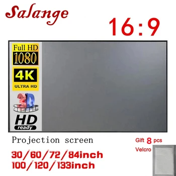 Salange Projector Screen Fabric 100 120 inch Screen Projection Portable Reflective Cloth For XGIMI H3 H2 YG400 for Xiaomi Beamer 1