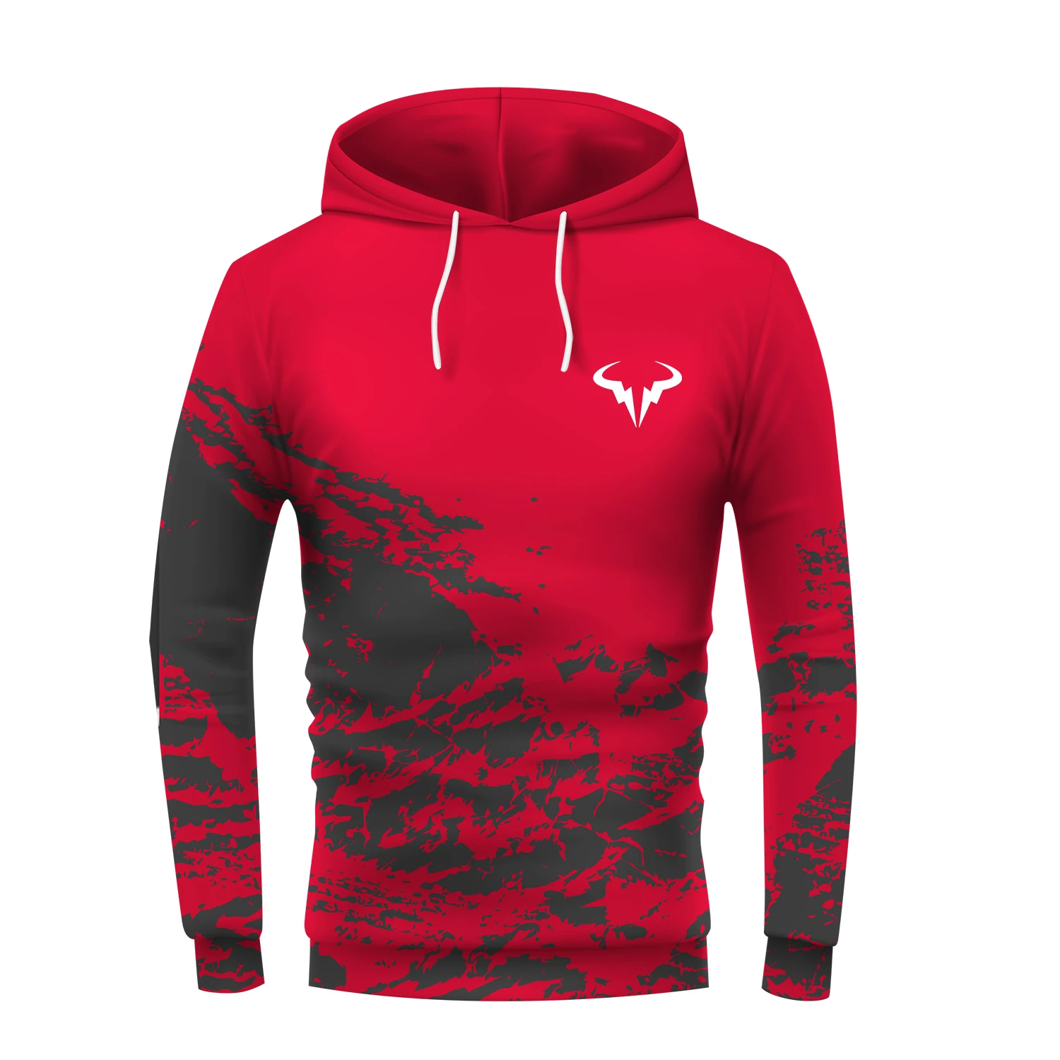 

3D Print Mens long sleeves Sport Hoodies Running Hoodies Tops Football Table Tennis Gym Clothes Skin-friendly Casual Hoodies