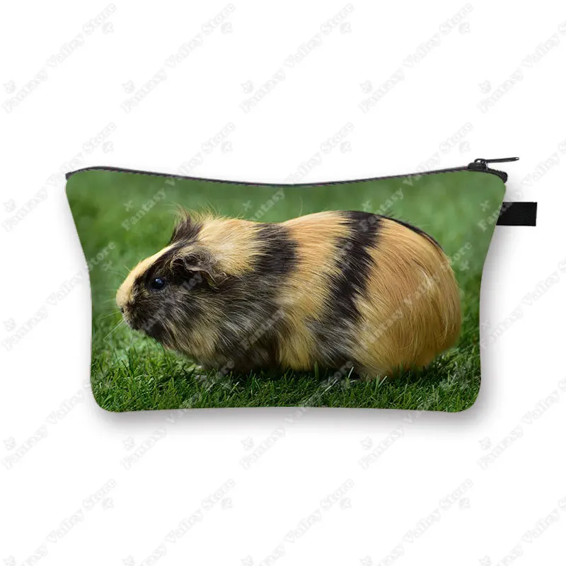 Charming Pet Print Cosmetic Case - Makeup Bag and Beauty Organizer Zipper Pouch