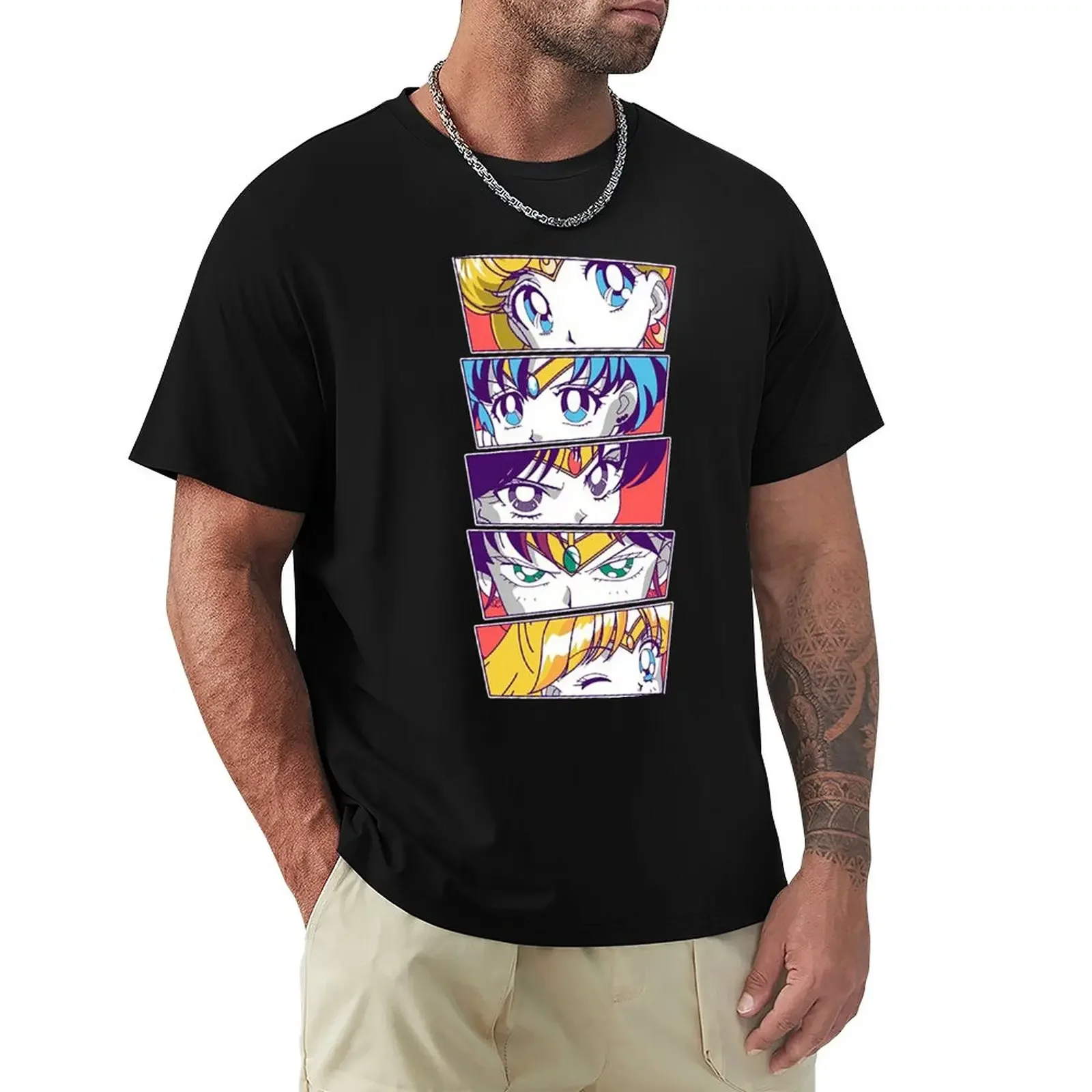 

Endless Nights of Falling Stars T-Shirt customs summer tops mens white t shirts