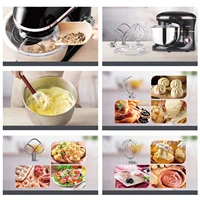 Stand Mixer Professional Kitchen Aid Food Blender Cream Whisk Cake Dough Mixers With Bowl Metal Gear Chef Machine Charm Sonifer 2