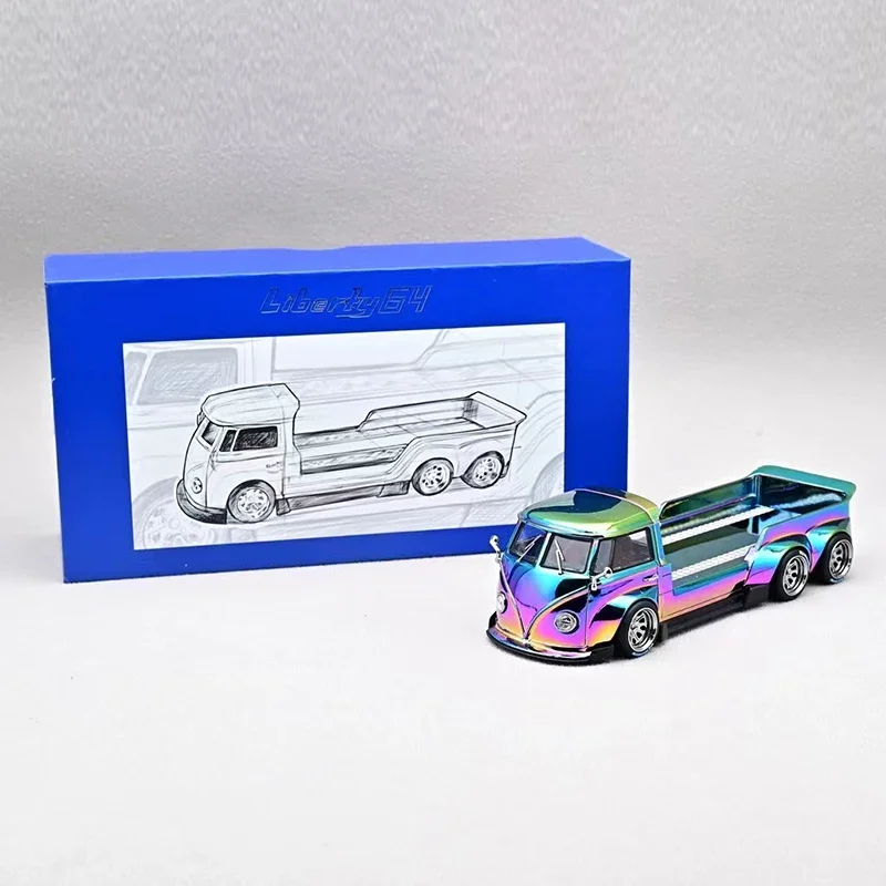 

Liberty 1:64, модель автомобильного прицепа, грузовика из сплава, литье под давлением, полуночно-фиолетовый