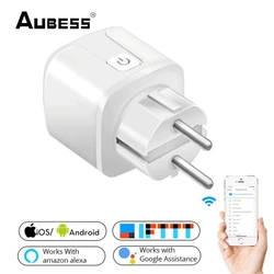Smart Plug WiFi Socket EU 16A Power Monitor Timing Function Tuya SmartLife APP Control Works With Alexa Google Assistant Yandex