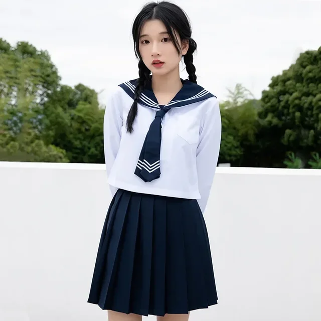 Youthful charm with a touch of elegance - Basic Jk School Uniform for Girls