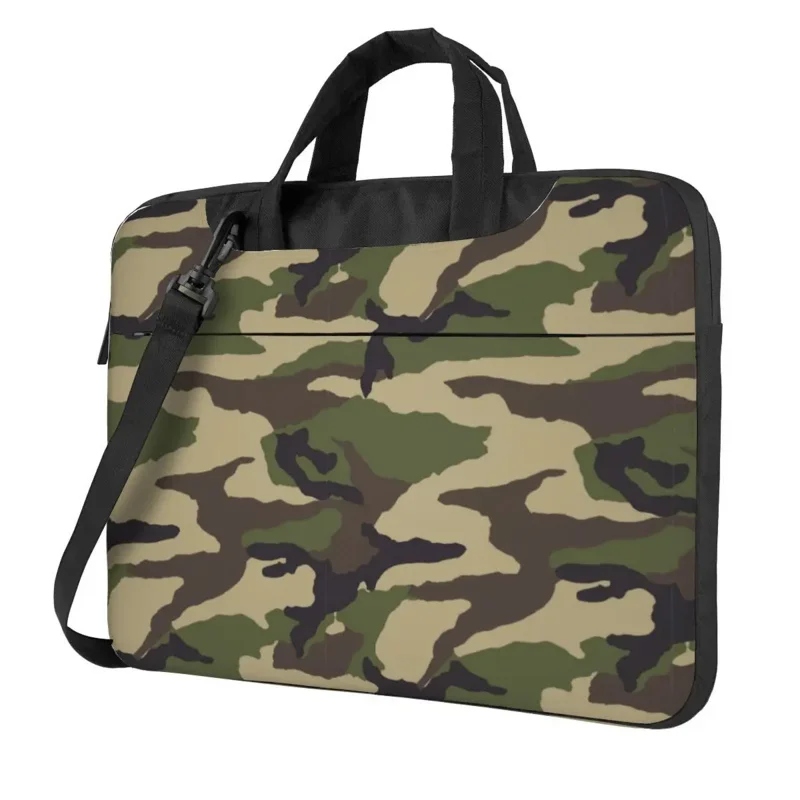 

Classic Military Camo Laptop Bag Jungle Camouflage For Macbook Air Pro HP Huawei 13 14 15 15.6 Case Waterproof Vintage Pouch