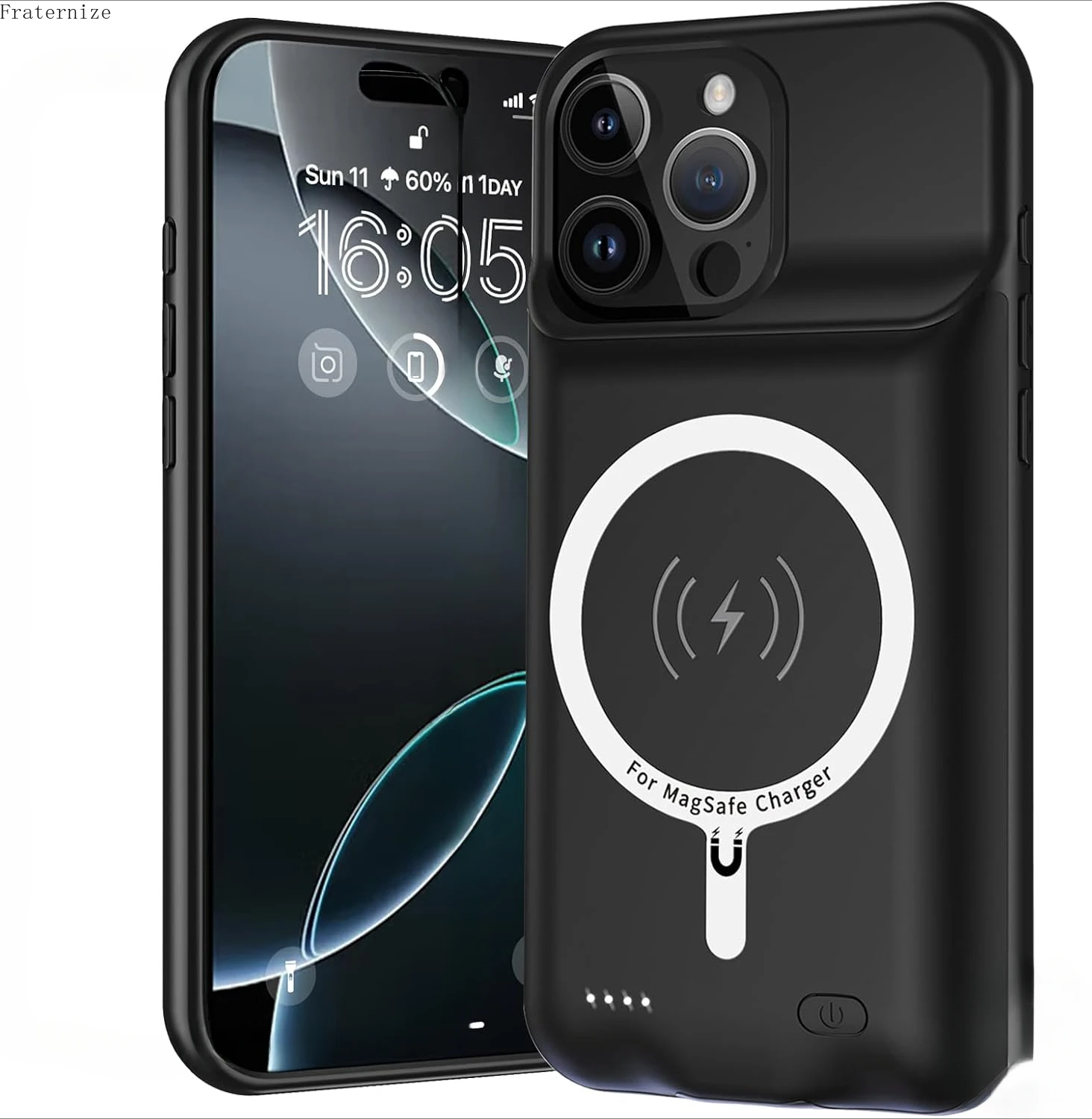 Battery Case for iPhone 16 Pro Max Charging Cover Wireless