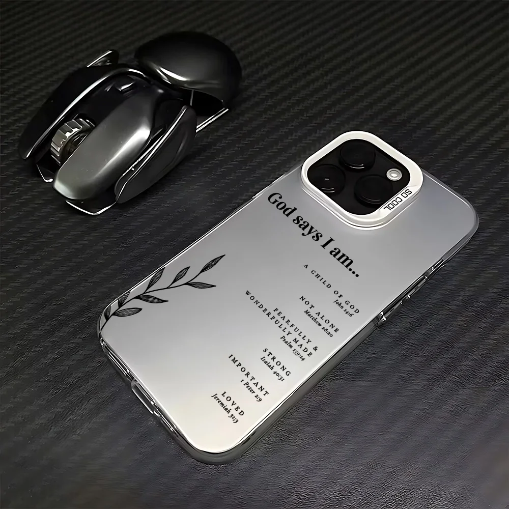 Inspirational Bible Verse Christian Affirmations Phone Case - Matte Finish