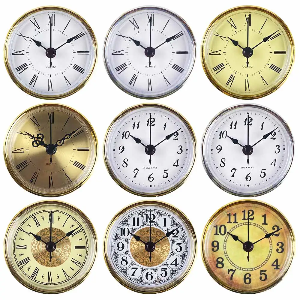 Chiffres D’horloge De Remplacement – Arabes Ou Romains, Métal, Or/argent/noir, 2 Cm à 2,3 Cm, Pour Bricolage Et Réparation - 9