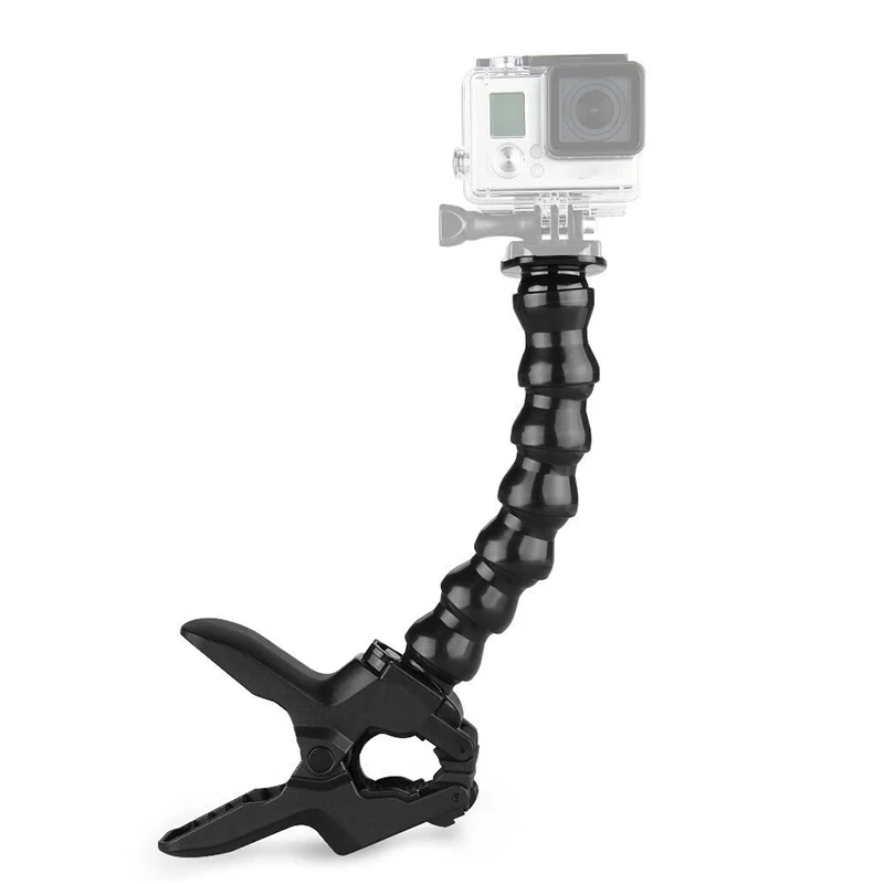 Jaws Flex Clamp Supporto A Collo D'Oca Super Clamp Per Gopro Hero 11 10 9 8 7 6 5 Xiaomi Sjcam Dji Osmo Action Camera Go Pro Accessorio
