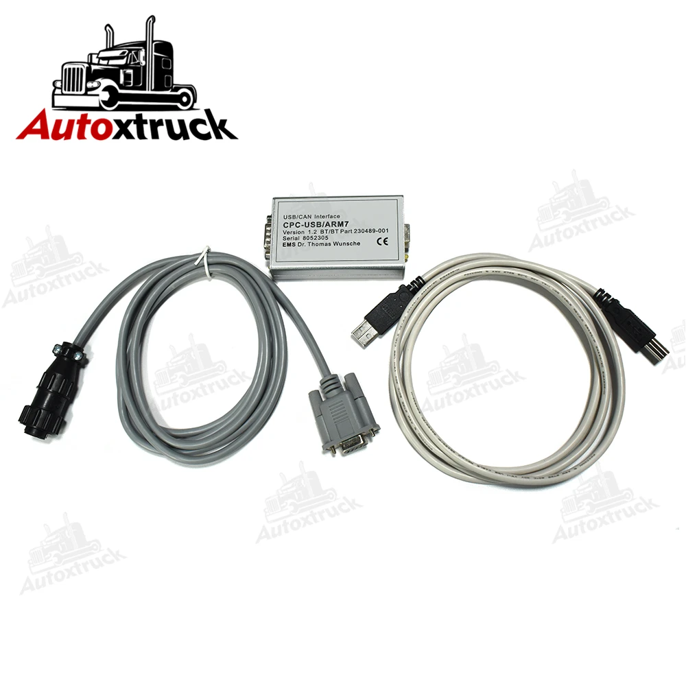 

For Toyota BT Forklift Canbox CPC USB ARM7 diagnostic cable truck box diagnosis tool CAN Interface Can bus line TruckCom program